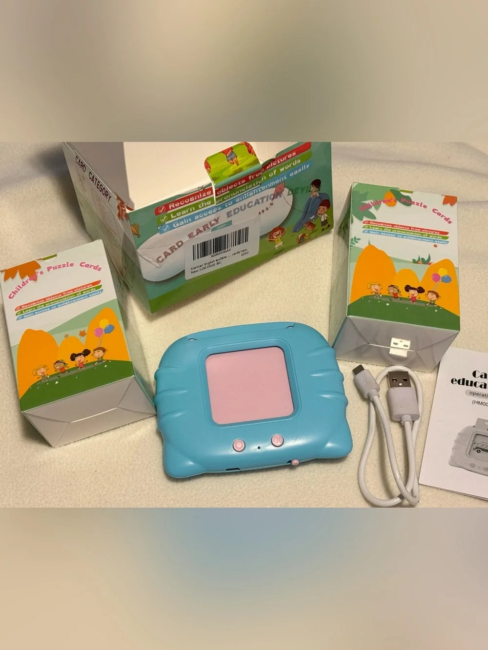 Startcan Audible Flash Cards Early Education Toy Toddlers Preschool NIB